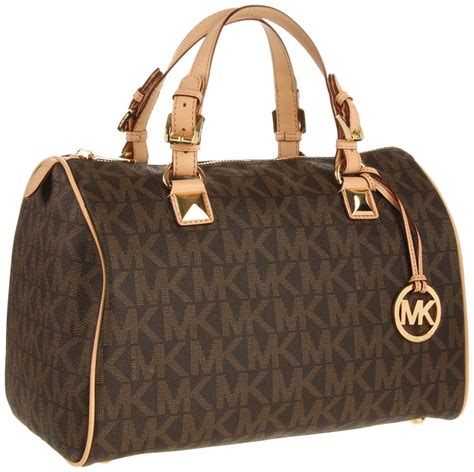 michael kors large mk logo satchel|Michael Kors grayson satchel small.